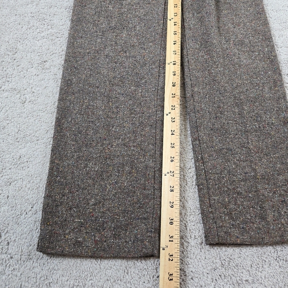 Vtg Happy Legs Tweed High Rise Trouser Pants Sz 2 Rare Pleated Eclectic Grandpa - Picture 3 of 9
